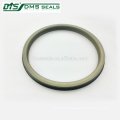 bronze PTFE wiper seal for hydraulic cylinder sealing GSZ